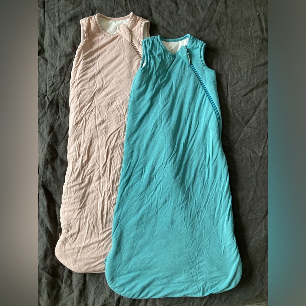 2 Kyte BABY Bamboo premium Sleepsacks Bundle, Size M, TOG 1